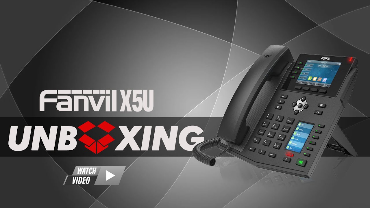 Fanvil X5U IP Phone (Gigabit, POE & Bluetooth) | Unboxing Video
