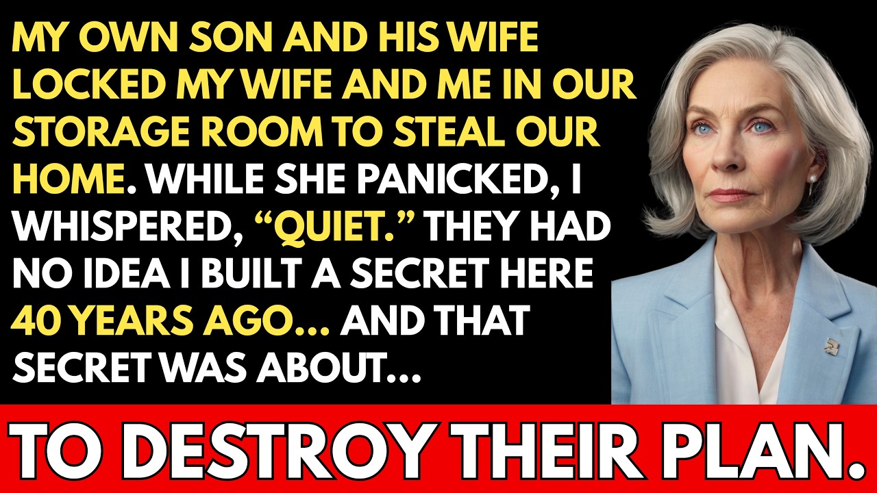 My Own Son and His Wife Locked My Wife and Me in Our Storage Room to Steal Our Home. But I…
