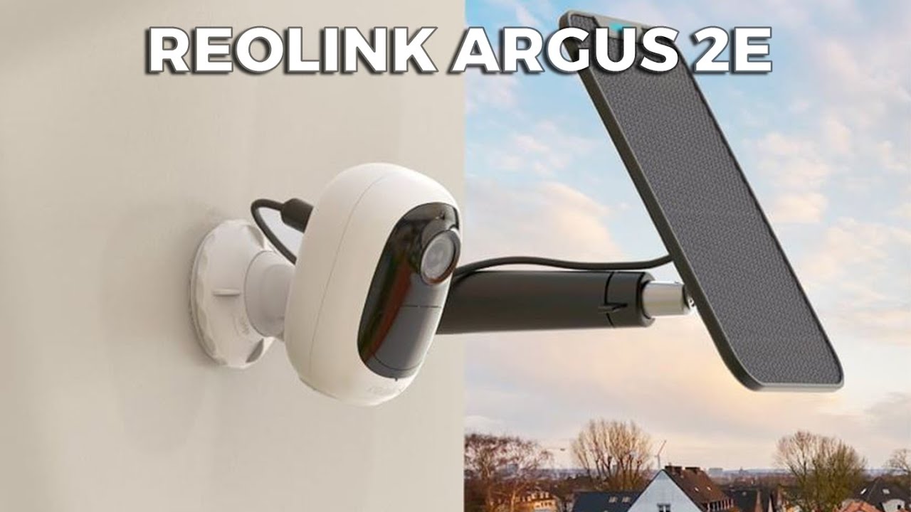 CAMARA INALÁMBRICA REOLINK ARGUS 2E CON PANEL SOLAR