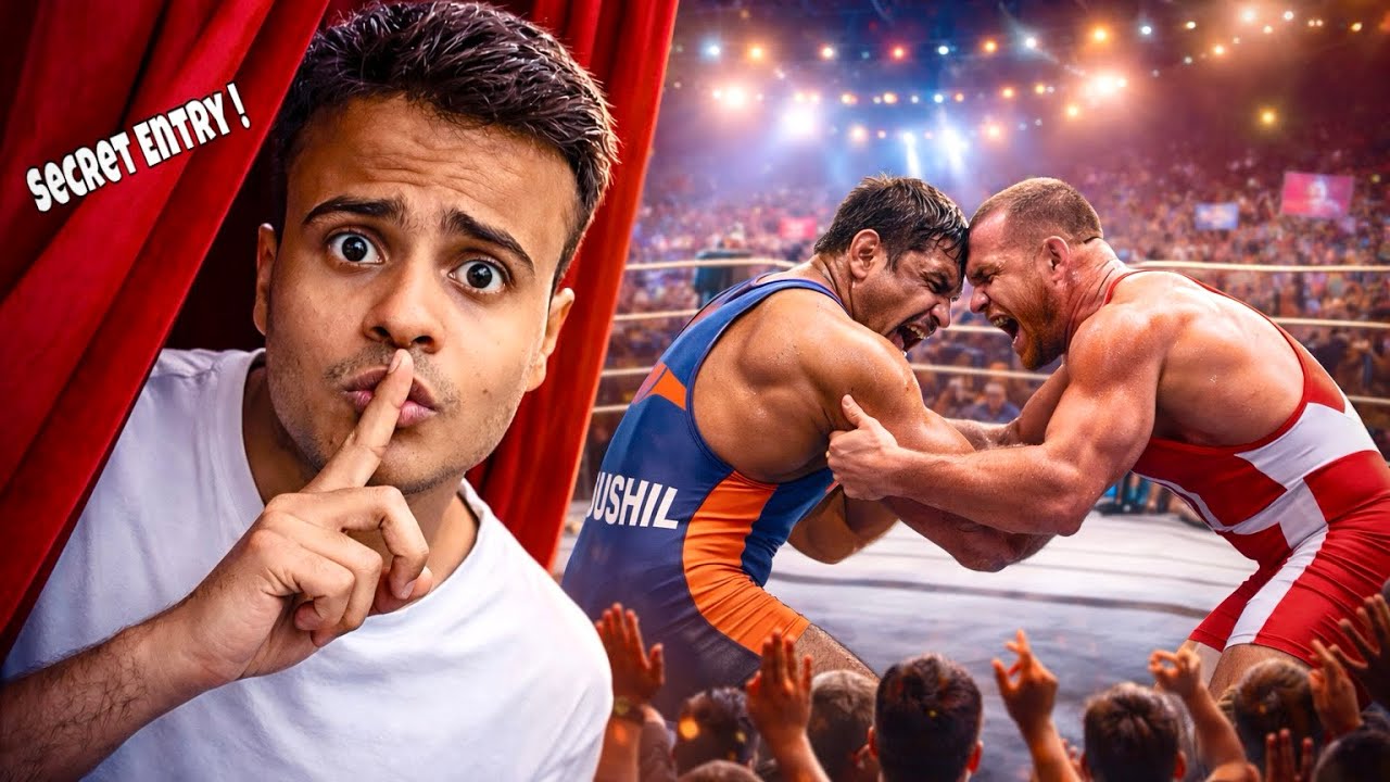 I Sneaked Into a Wrestling Match Without Ticket !