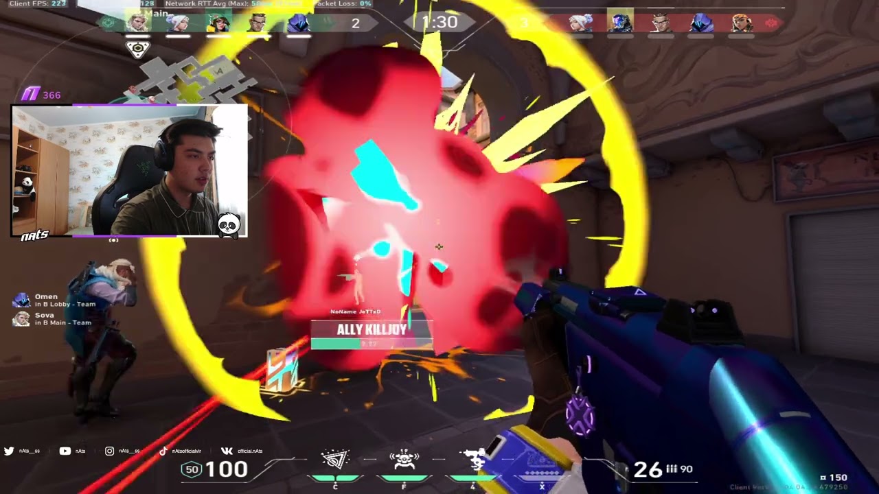 NATS INSANE KILLJOY VALORANT RANKED GAMEPLAY [Full Match VOD]