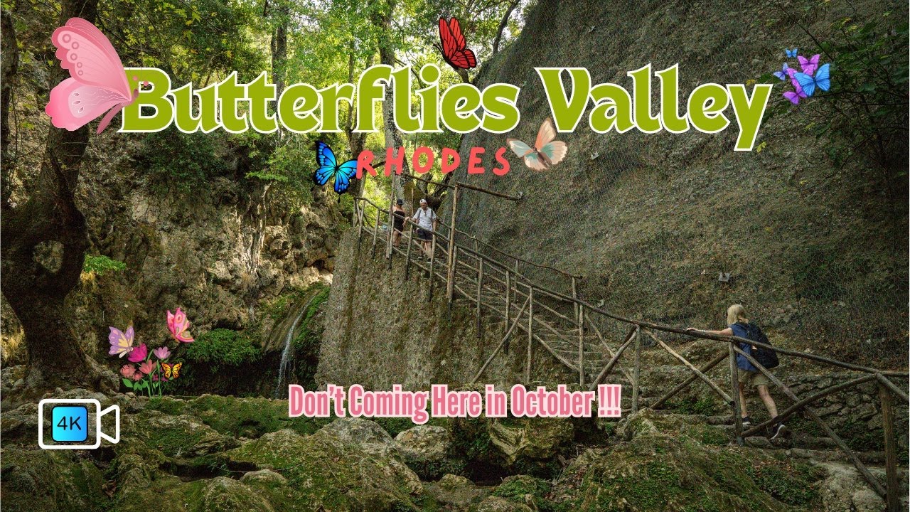 BUTTERFLIES VALLEY II RHODES GREECE II  DON'T COMING HERE IN OCTOBER I #butterflies #rhodes #greece