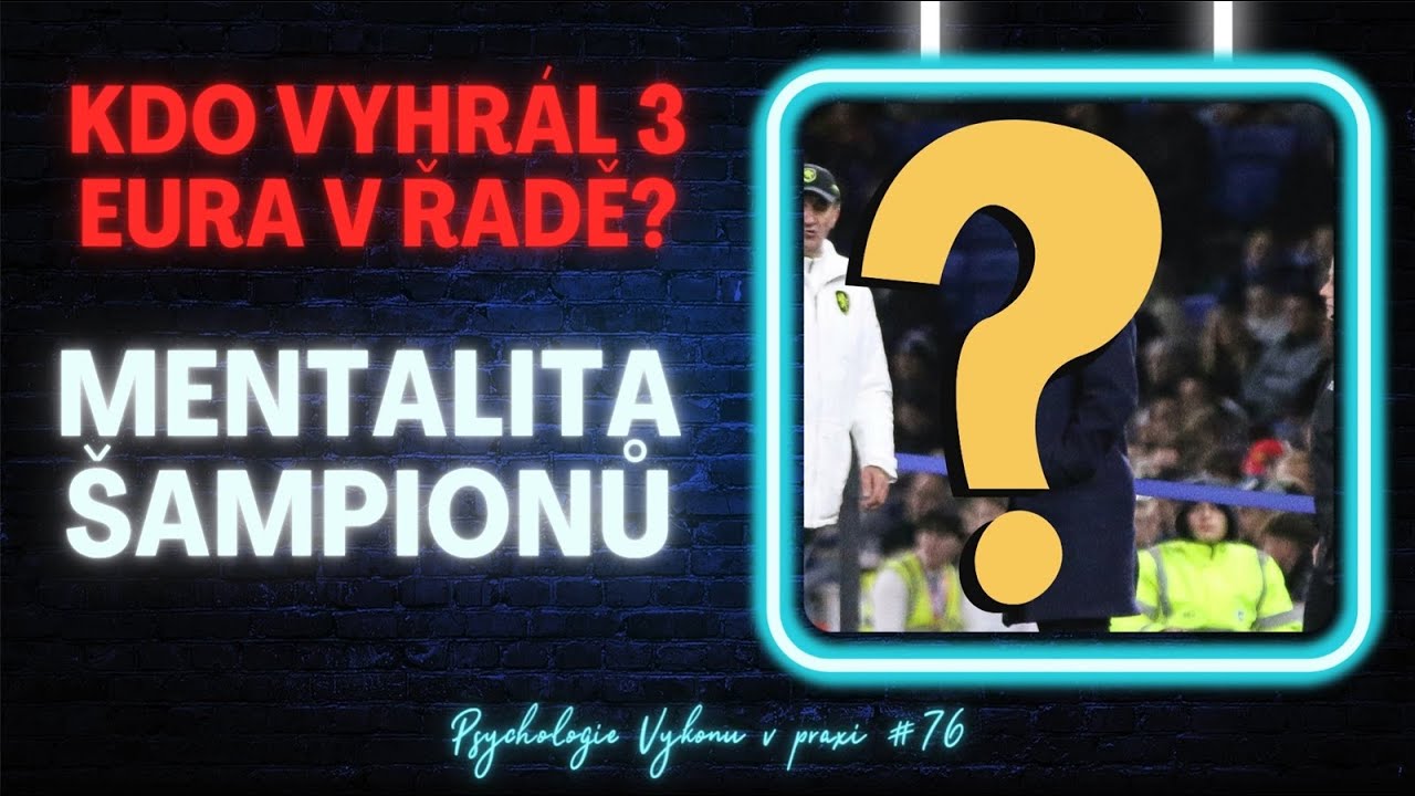 Sériová VÍTĚZKA: Mentalita, která vyhrála EURO 3x v řadě (Psychologie výkonu v praxi, ep. 76)