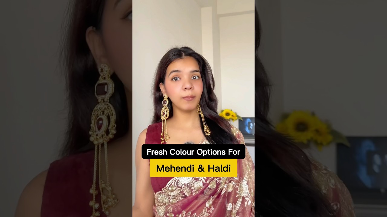 Haldi Outfit Ideas 2026 | What To Wear on Haldi Instead of Yellow💛 Unique Color Options #haldilook