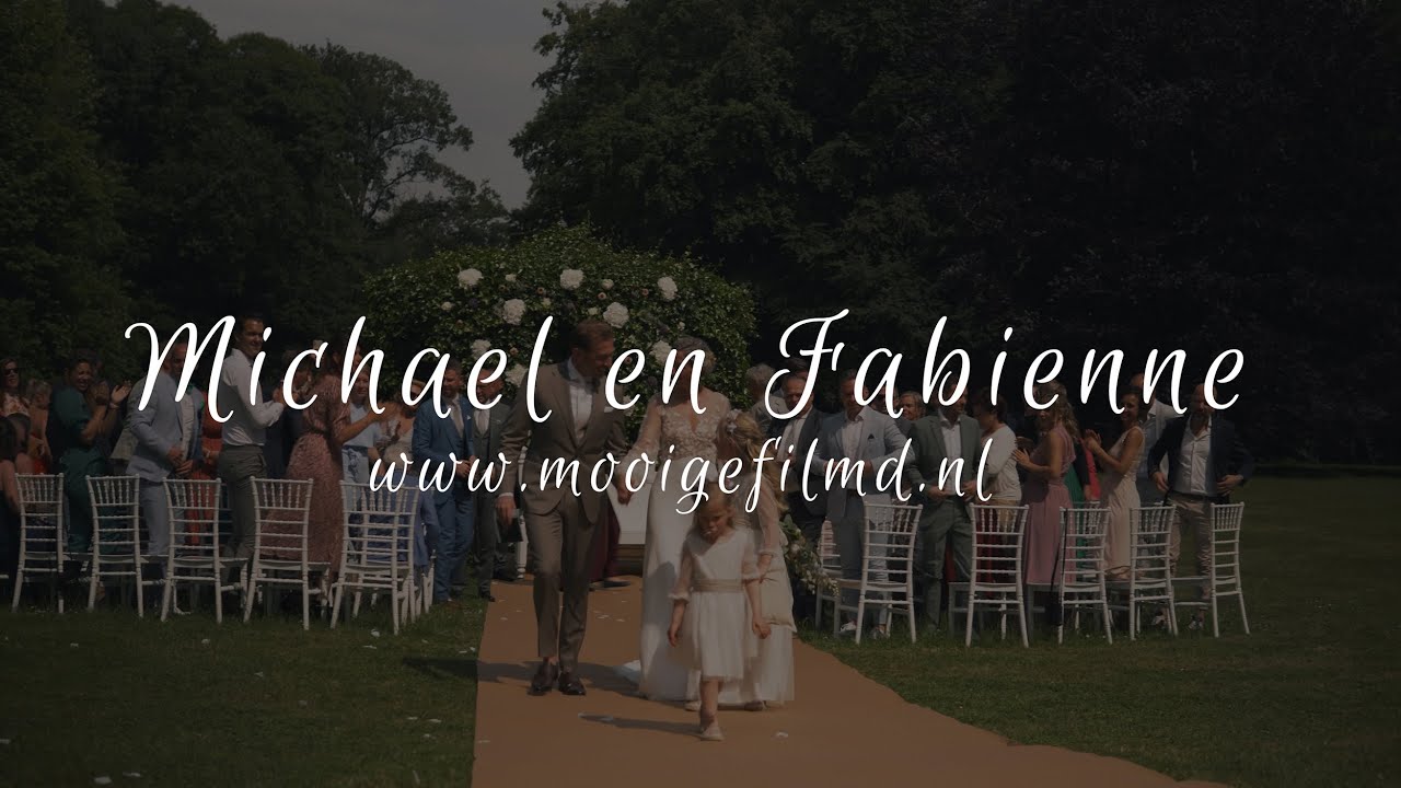 Trouwclip Michael en Fabienne - Huis de Voorst in Eefde