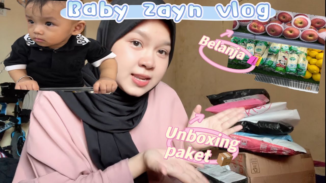 Unboxing paketan bareng baby❤️❤️