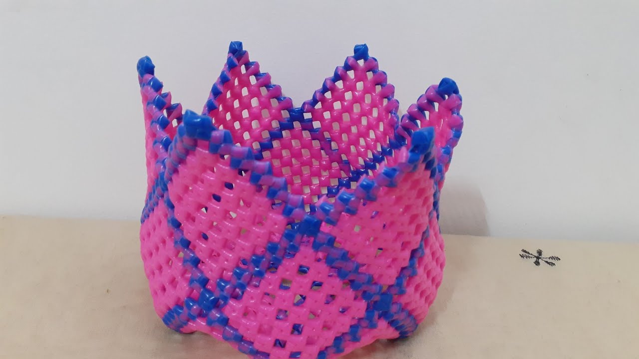 New Model Lotus Petals Design Pooja Basket / Wire Koodai Pinnuvadhu Eppadi  / Traditional Basket