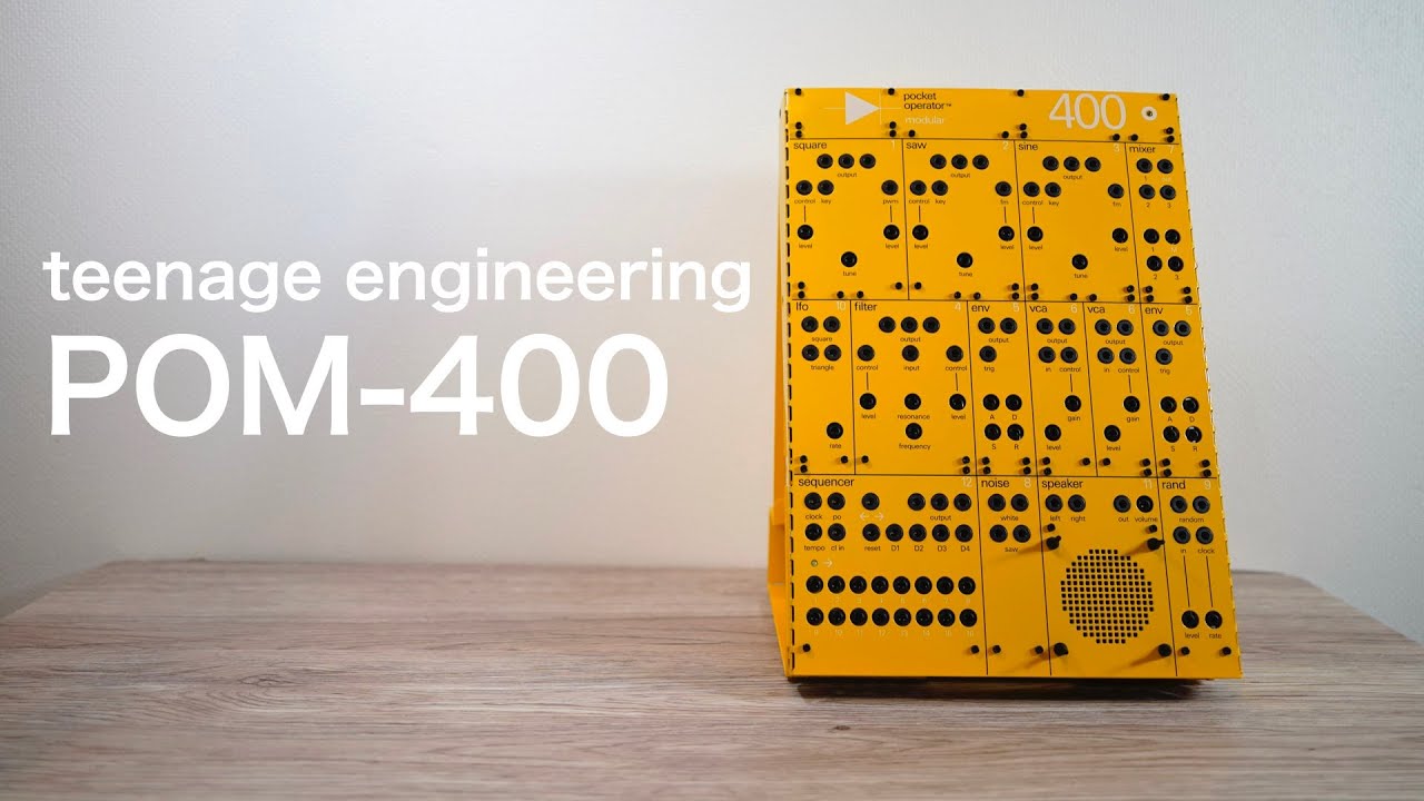 teenage engineering POM-400 video tutorial | 解説動画
