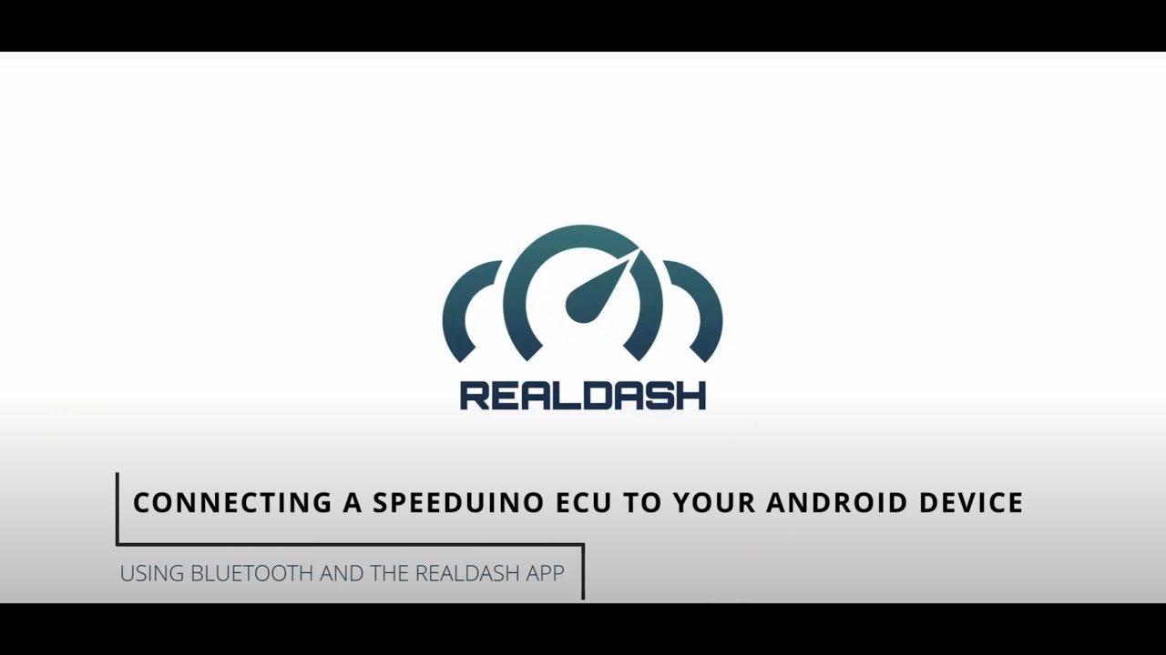 How To Connect A Speeduino ECU To Realdash Using Bluetooth (Android Mobile or Tablet)