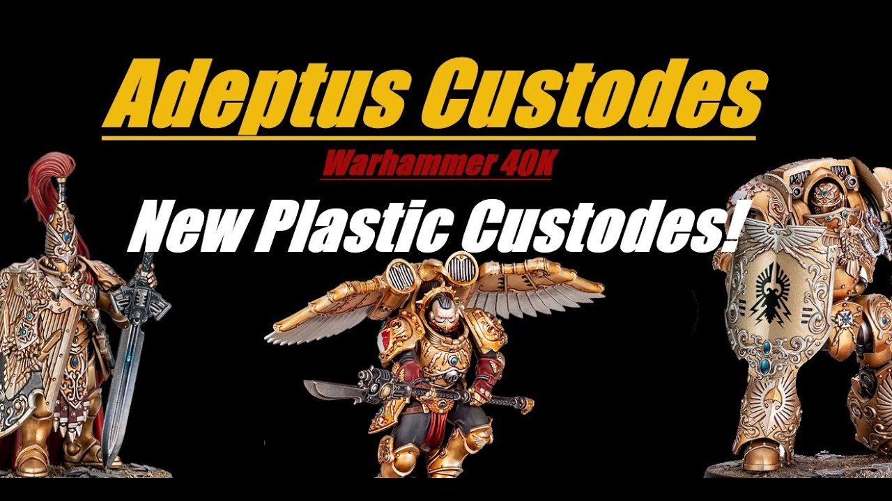 Новые пластиковые модели Адептус Кустодес Warhammer 40K