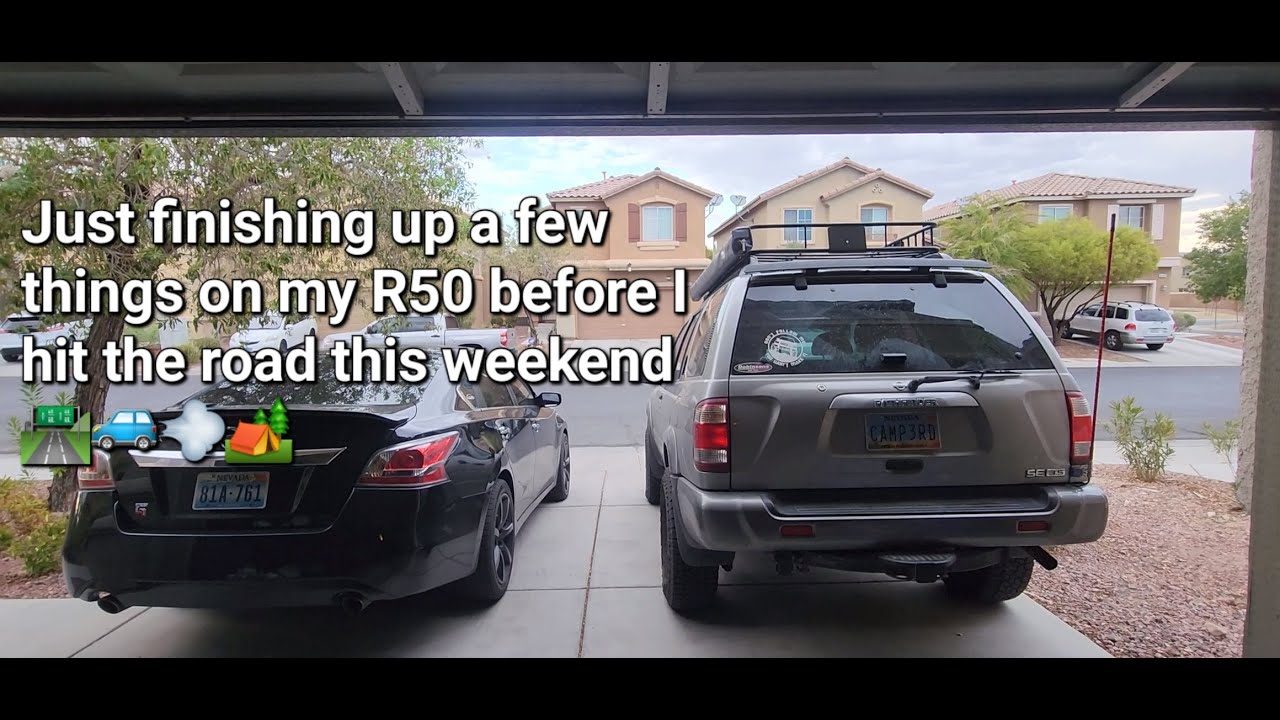 My R50 Pathfinder Labor Day Weekend Pre-Road Trip Checks and maintenance👨🏾&zwj;🔧🛣️🚙💨🏕️