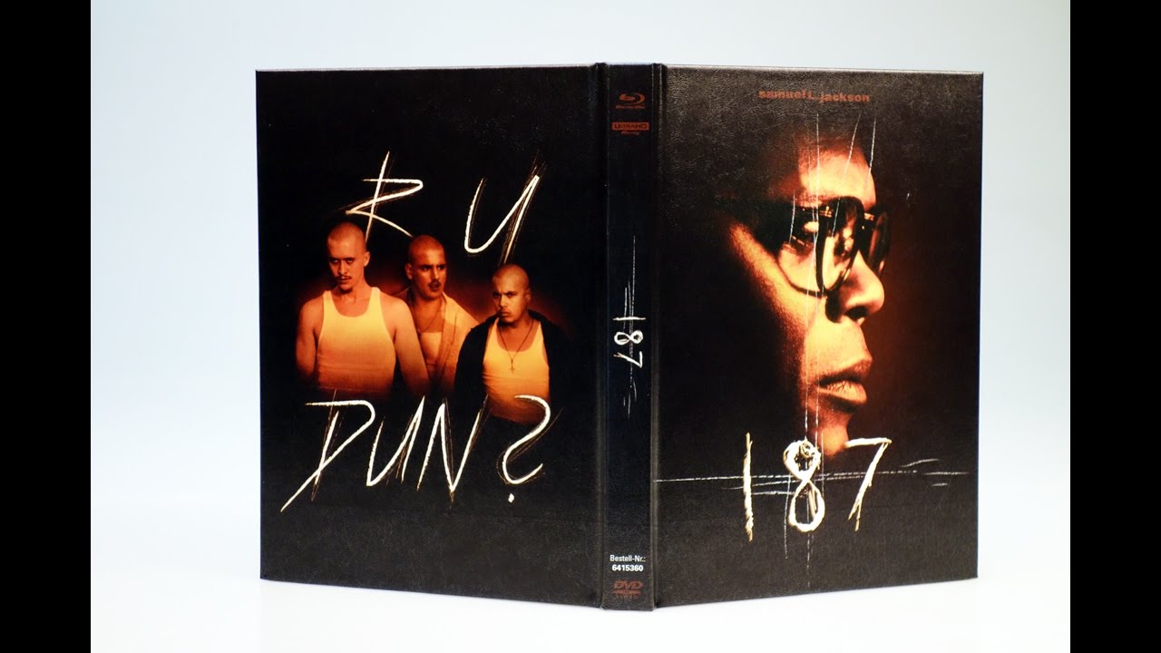 Unboxing: 187 – Eine tödliche Zahl ( limited Mediabook Blu-ray, DVD, 4K UHD-Blu-ray)