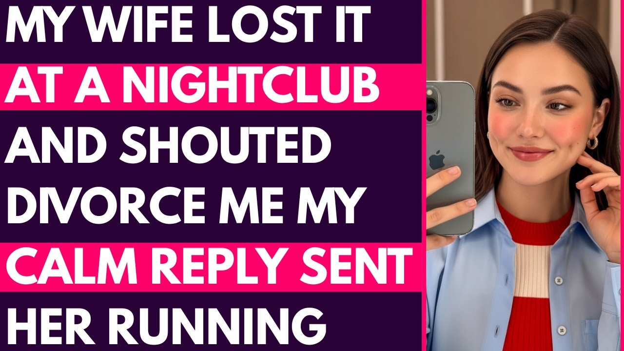 My Wife Lost It at a Nightclub and Shouted “Divorce Me” — My Calm Reply Sent Her Running