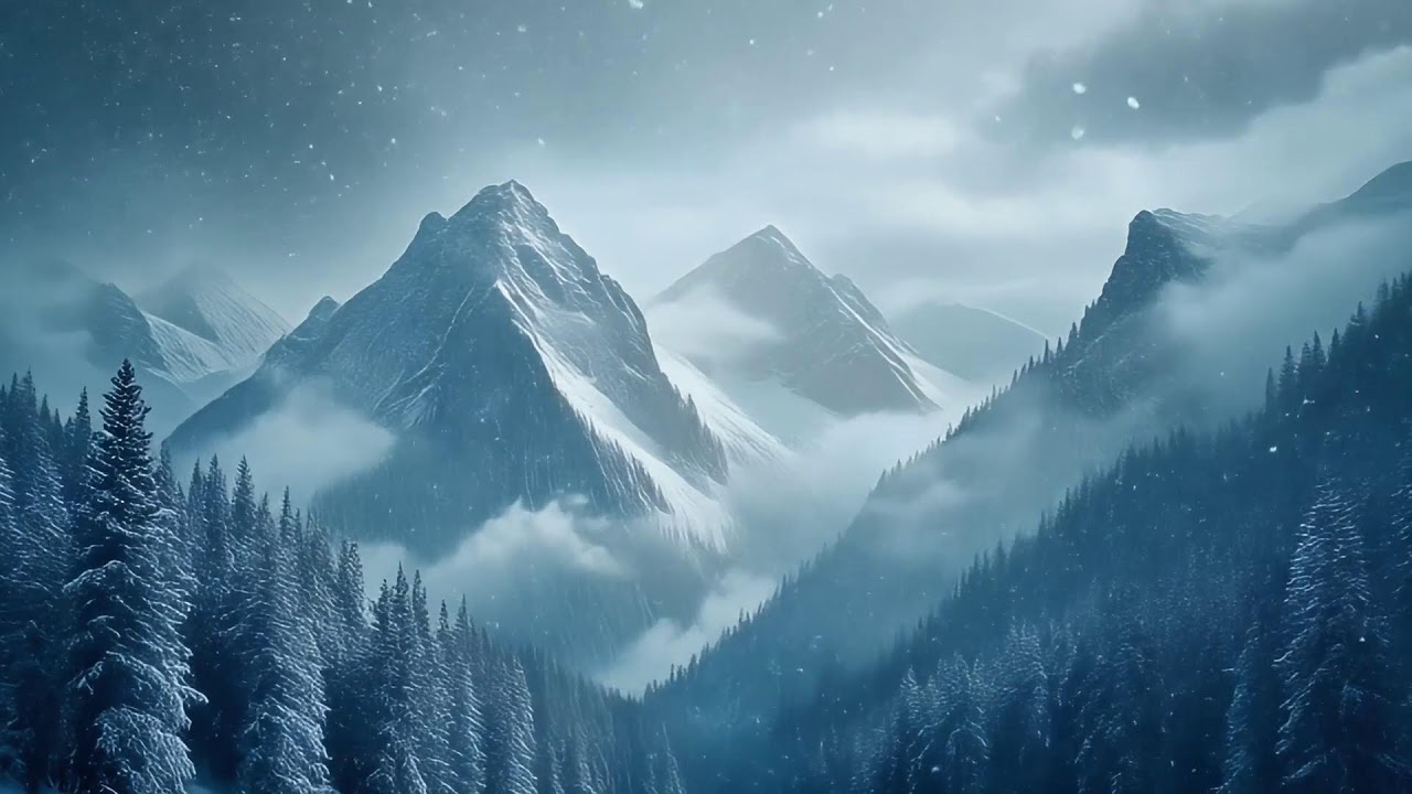 Can’t Sleep? ❄️ Snowfall Sounds to Calm Your Mind & Fall Asleep (LIVE)