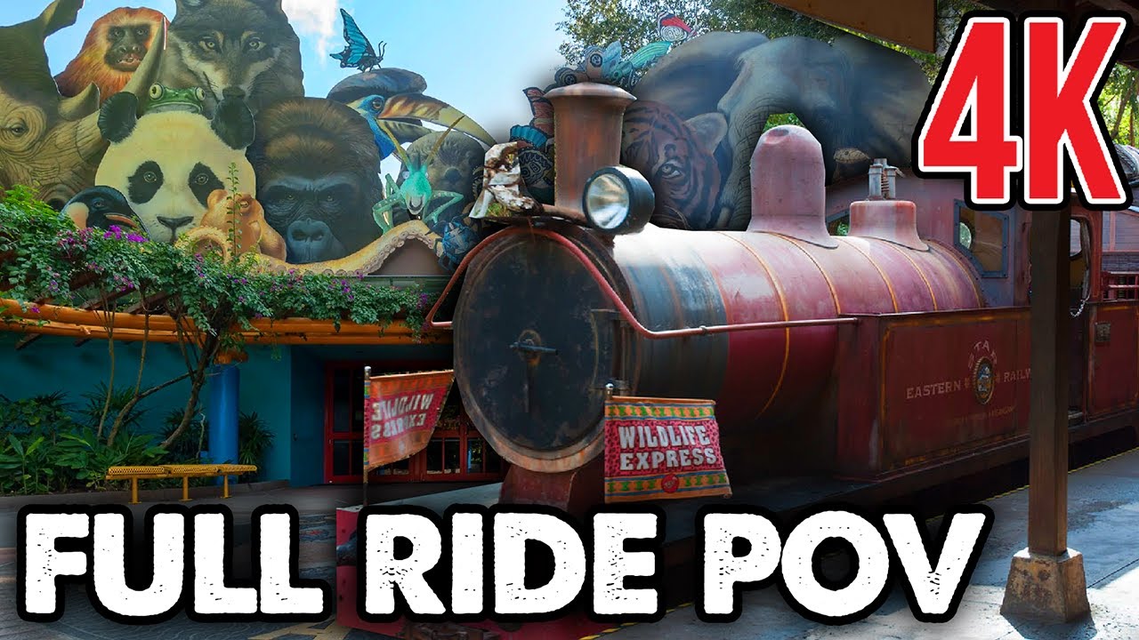 Wildlife Express Train Round Trip - 4K Train Ride POV