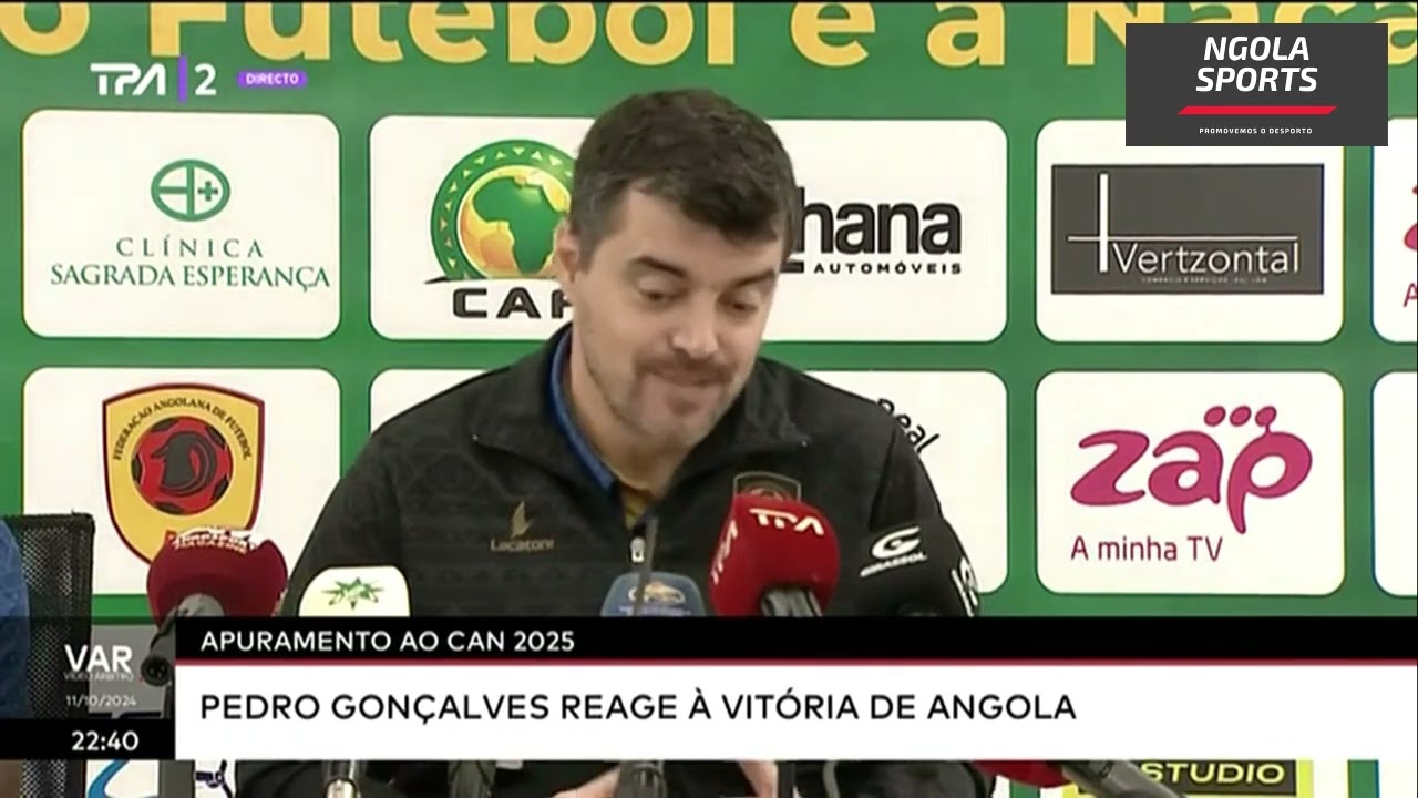 Pedro Gonçalves fala sobre a lesão de Gelson Dala