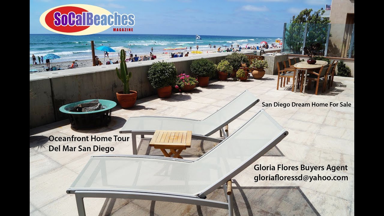 Amazing Del Mar San Diego Oceanfront Beach Home for Sale