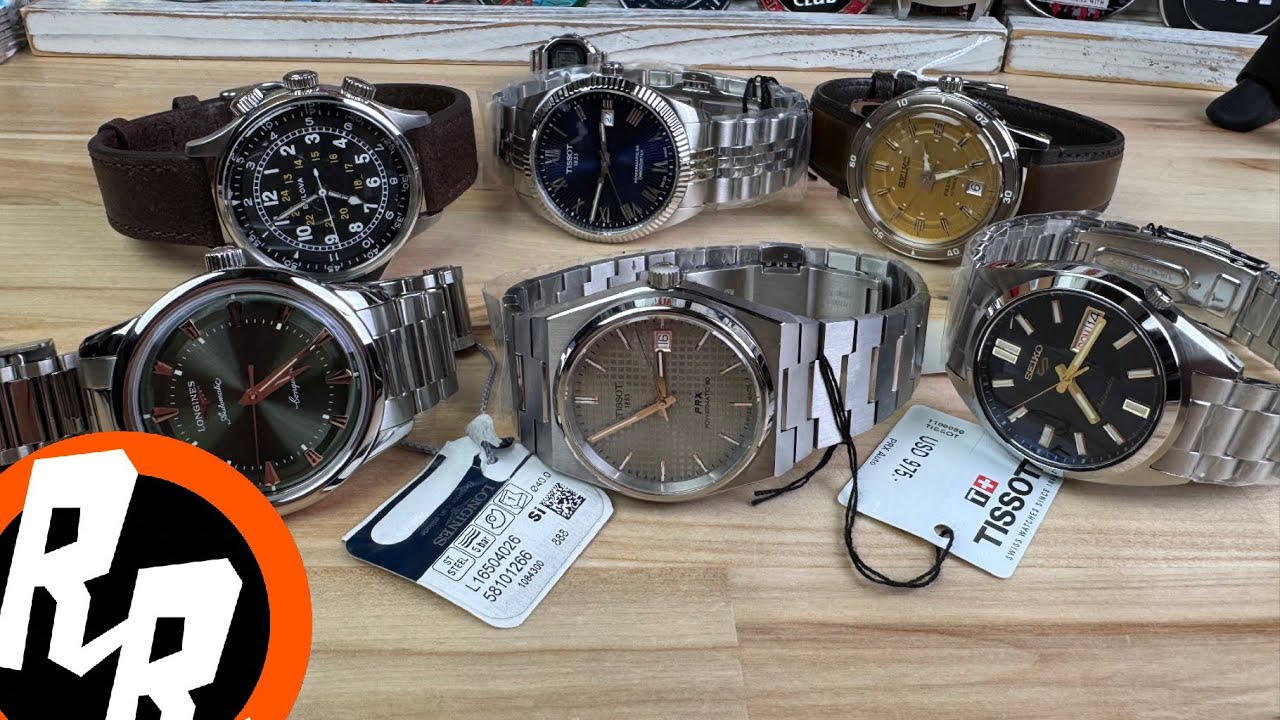 Распаковка часов Bulova, Seiko, Longines, Seiko и Tissot. (Trifecta Watches)