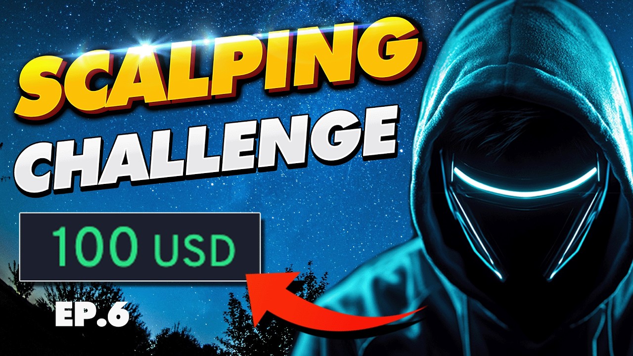 Scalping Crypto on the 5 Min Time Frame ($100 Trading Challenge EP.6)