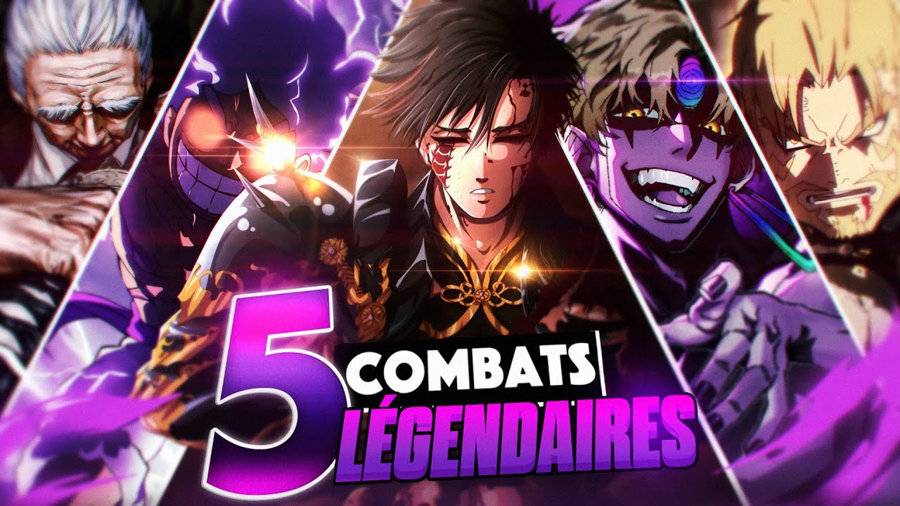 5 COMBATS D'ANIMES QUI ONT CHOQUÉS LE MONDE ! #18