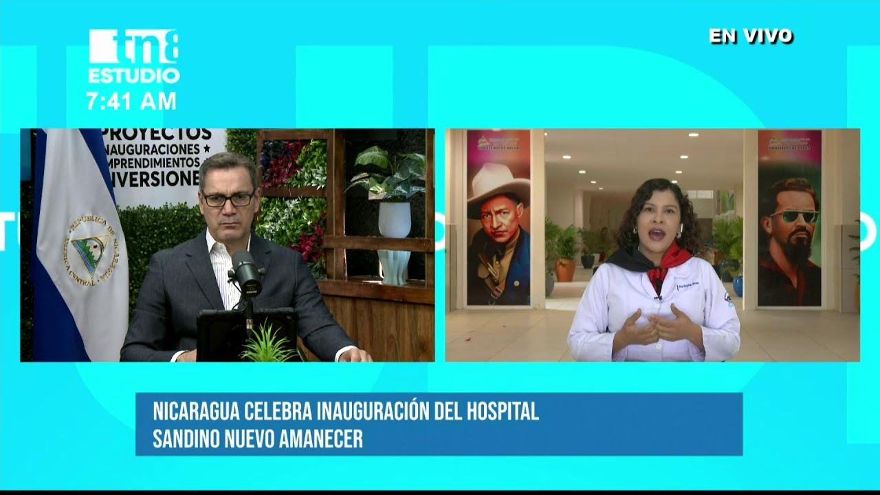 Estudio TN8 | Inauguran el Hospital Sandino Nuevo Amanecer en Bilwi, el más moderno del Caribe