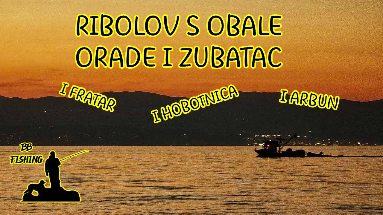 RIBOLOV S OBALE  - ORADE I ZUBATAC