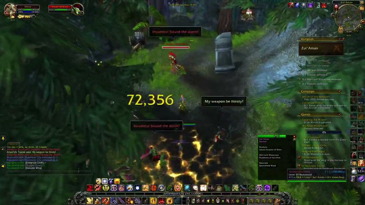 world of warcraft 9.2.5 blood elf quest line