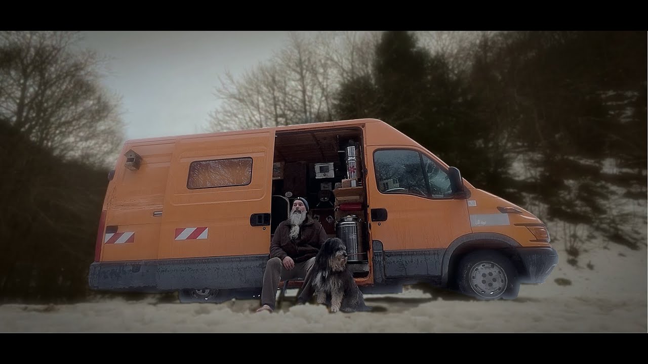 Neige et Froid en Montagne - Winter Vanlife & Nature Sounds