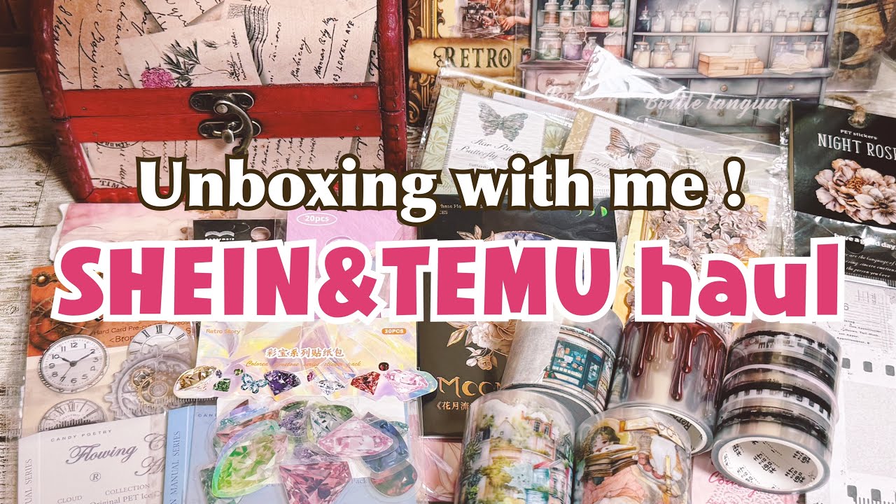【haul】SHEIN&TEMU購入品紹介＆コラージュ