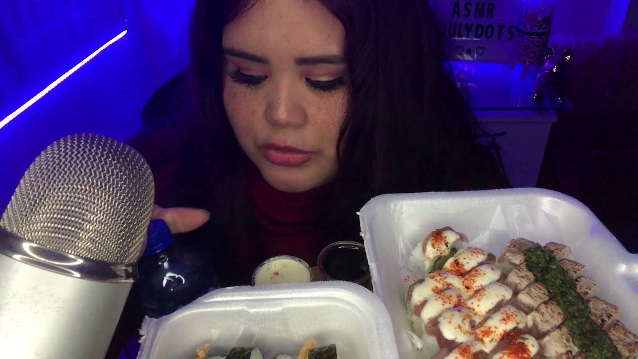 ★ASMR★ MUKBANG - MAKIS/SUSHI | Eating Sounds | ASMRJulyDots