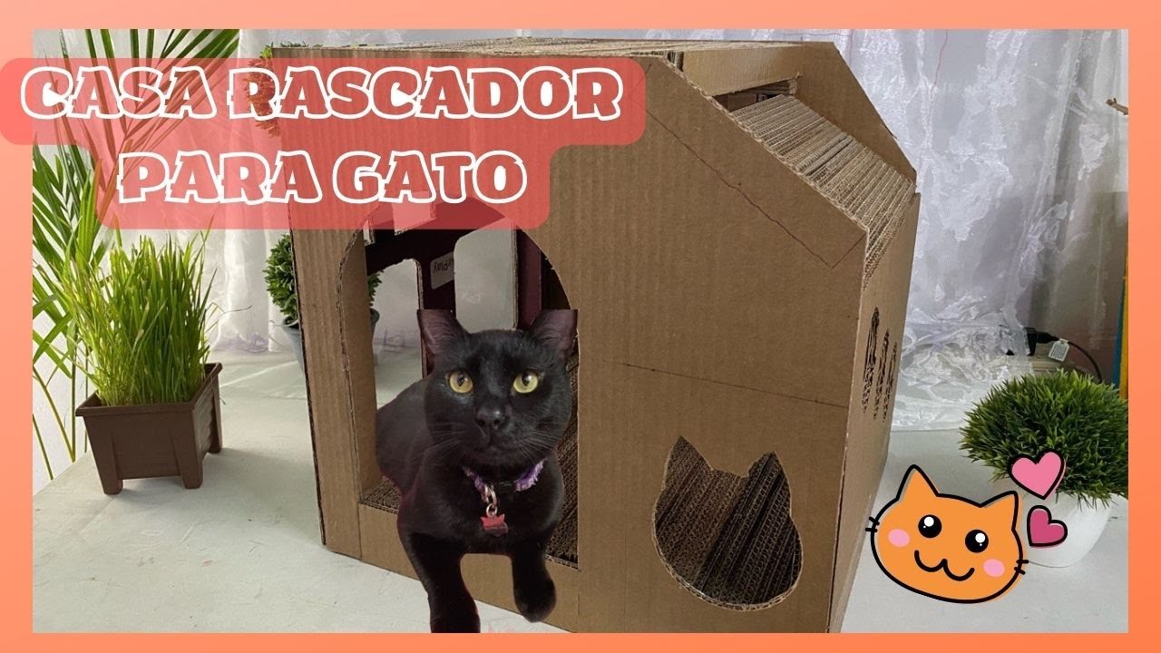 CASA Y RASCADOR PARA GATO | Jessy Bunka Crafts