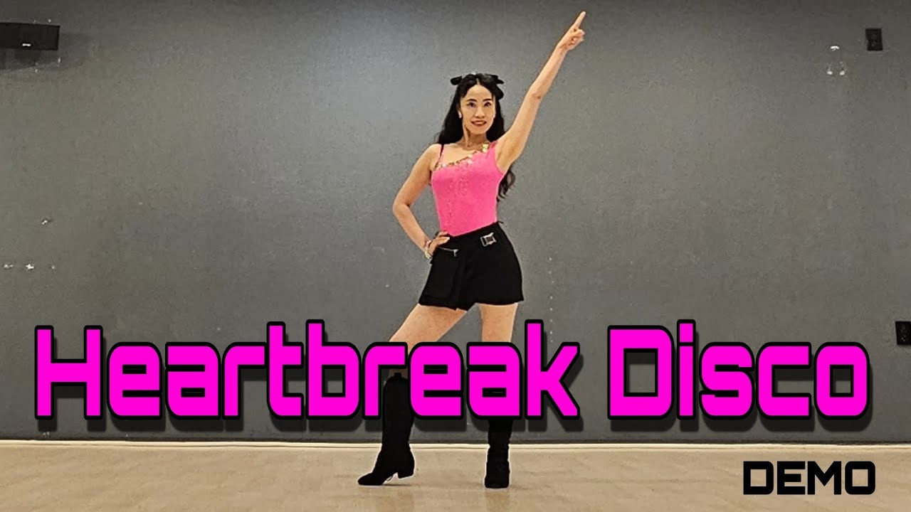 Heartbreak Disco Linedance by Sue (Demo)/둠칫 둠칫 신나는 음악에 힐훅힐플릭이 쫀득한 중급댄스 ~