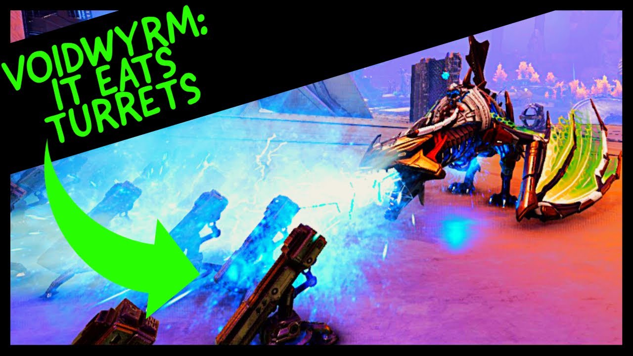 VOIDWYRM EATS TURRETS!! AND DESTROYS STRUCTURES