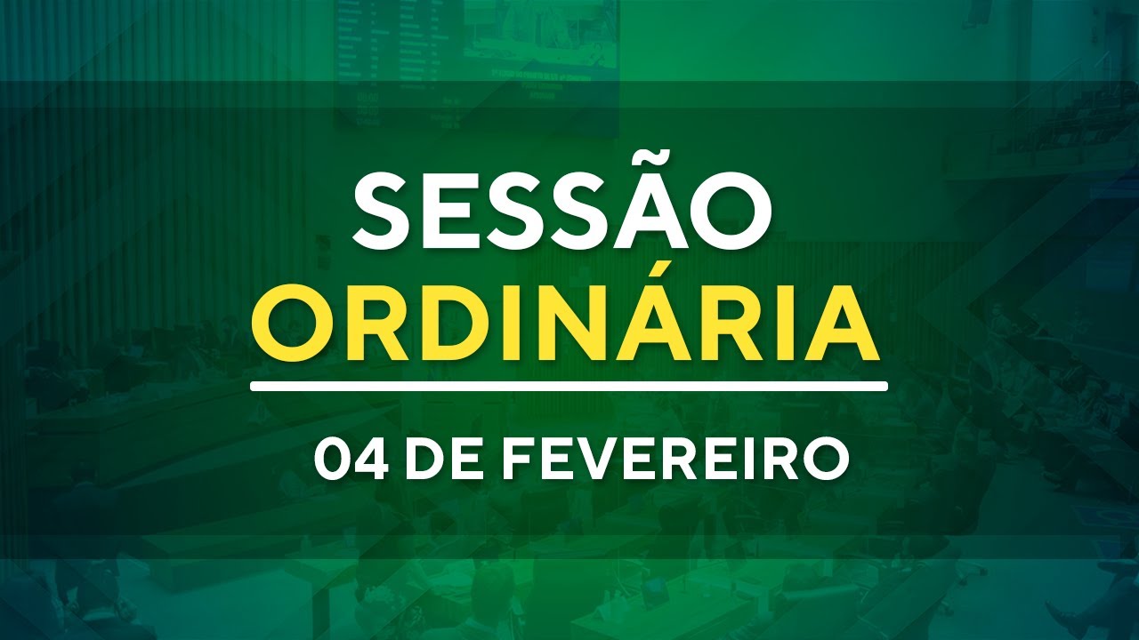 Sessão Ordinária  - 15h - 04/02/2026