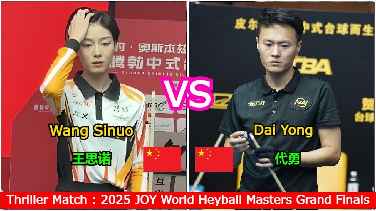 Wang Sinuo 🆚️ Dai Yong | 2025 World Heyball Masters Grand Finals(Battle between Master & Apprentice)