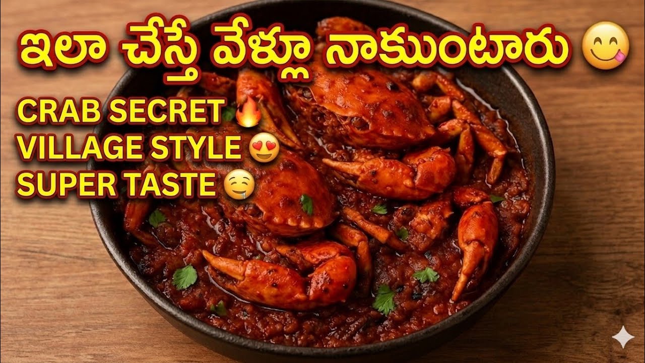 పీతల కూర || Crab's Curry || Cooking Videos ||@shobhacookingchannel-SH 
