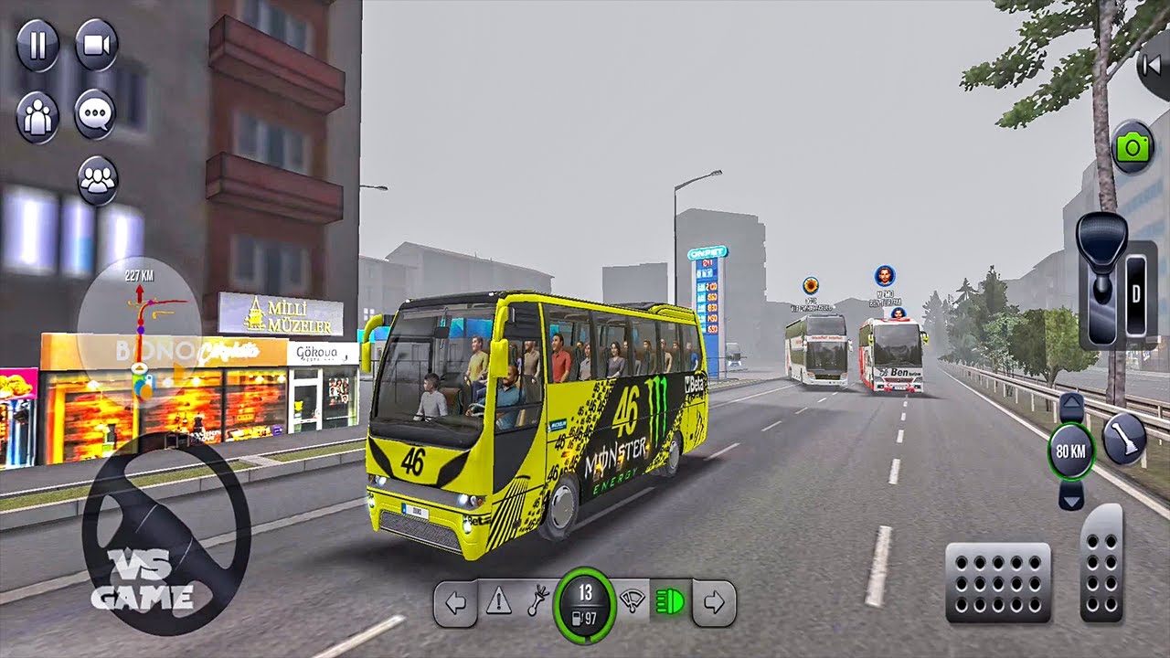 New Opalin HD Skin Monster Energy - Bus Simulator Ultimate Gameplay