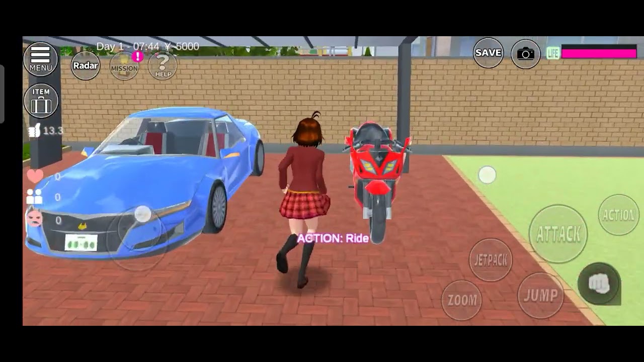 SAKURA School simulator games foryou#