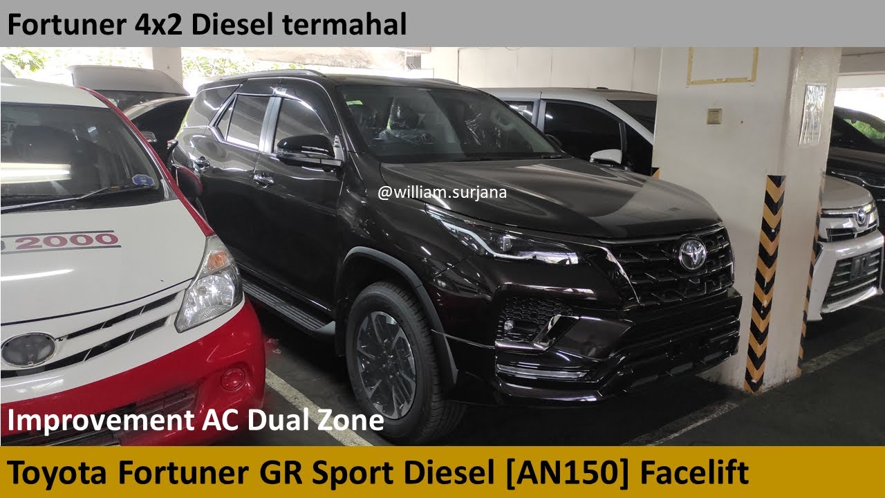 Toyota Fortuner GR Sport Diesel [AN150] Facelift review - Indonesia