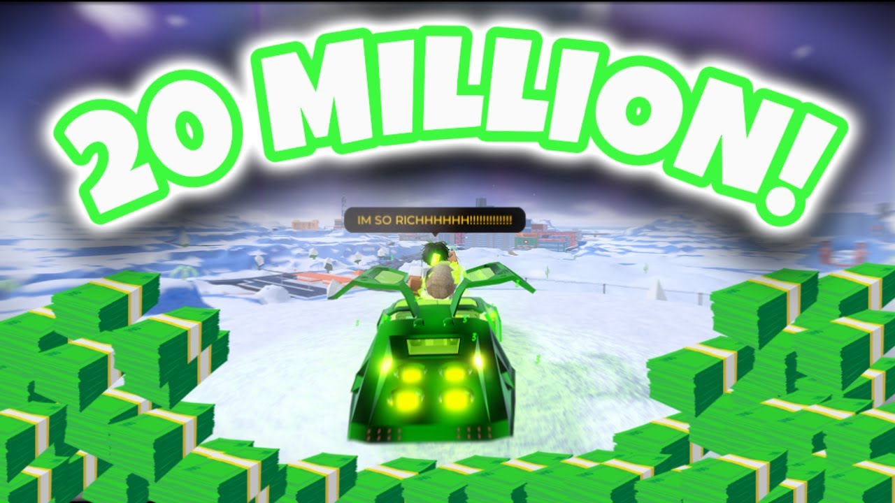 💵Reaching 20 MILLION cash in Roblox Jailbreak!💵