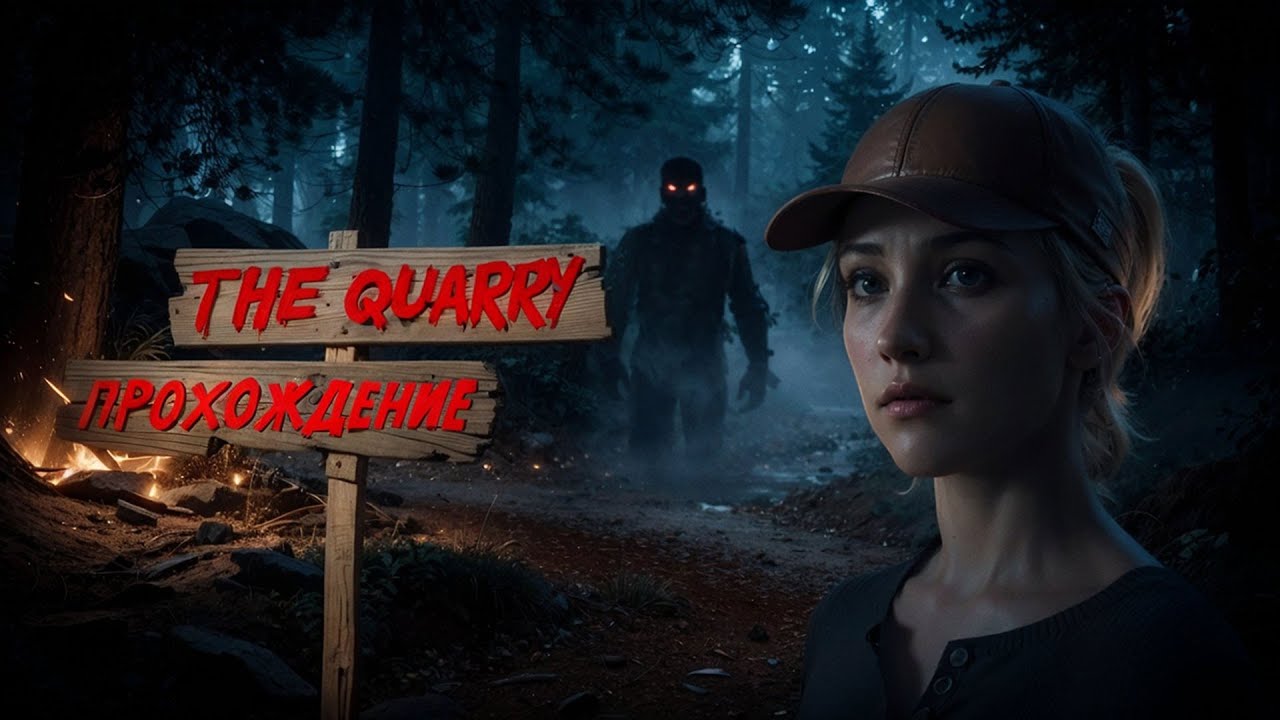 THE QUARRY ● ПРОХОЖДЕНИЕ #1 ● НОЧЬ В ЛЕСУ, ГДЕ КАЖДЫЙ ШАГ МОЖЕТ СТАТЬ ПОСЛЕДНИМ