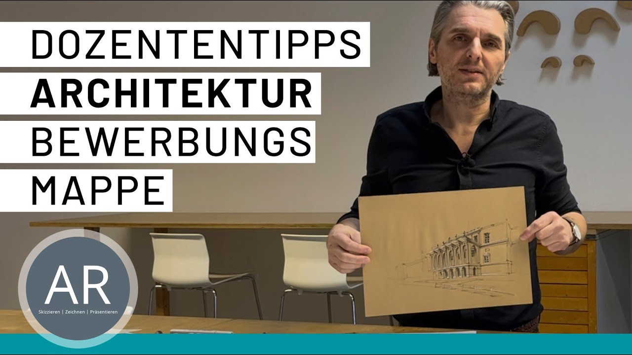 Architektur studieren. Dozenten-Tipps für deine Architektur Bewerbungsmappe. Architektur Studium