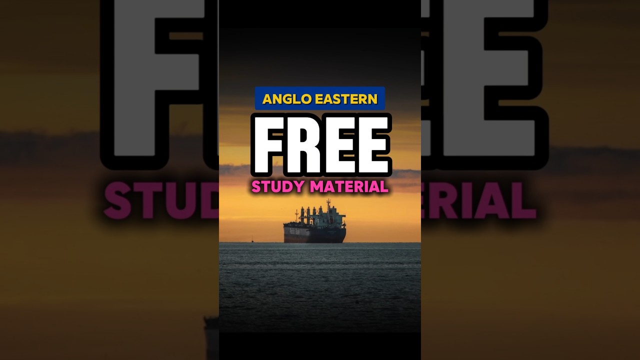 Anglo Eastern 💥FREE Study Material 📝 | Anglo Eastern DNS Sponsorship #merchantnavy  #dns #imucet