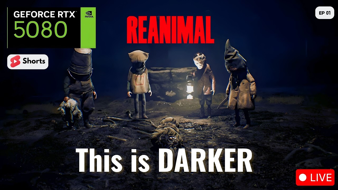 Reanimal – Darker Than Little Nightmares?  | RTX 5080 | Horror Collab (Vertical)