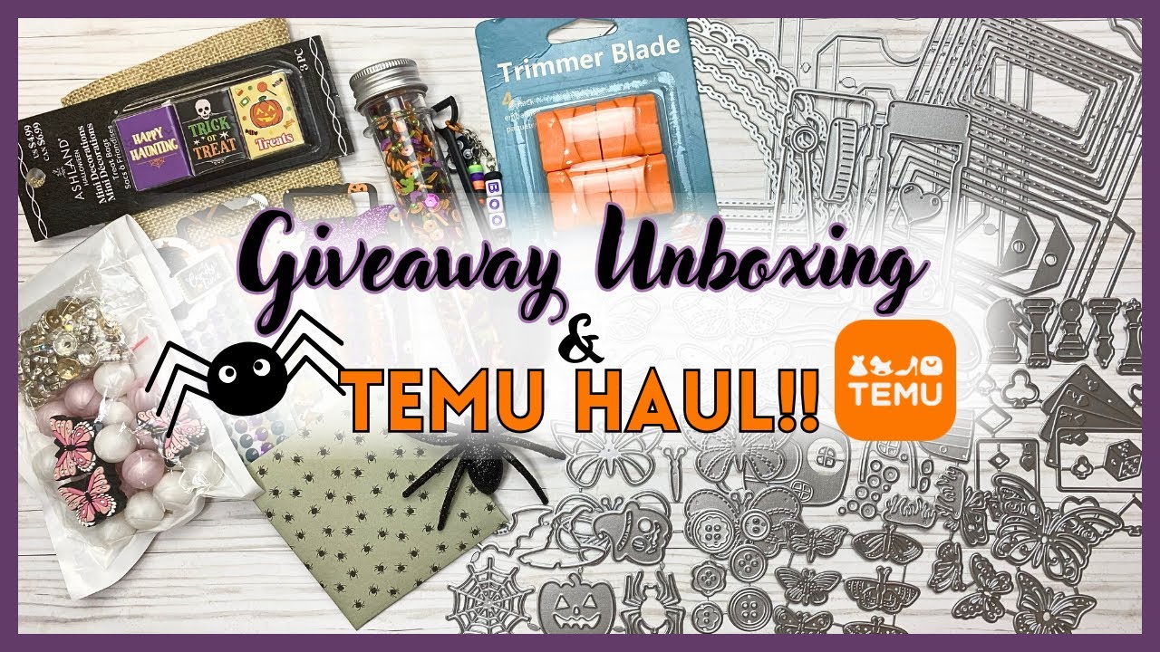 *EXCITING* GIVEAWAY UNBOXING & TEMU HAUL WITH LINKS!! | 2024