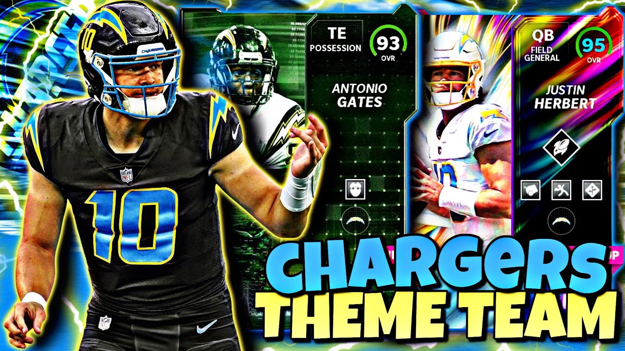 THE BEST LOS ANGELES CHARGERS THEME TEAM IN MADDEN 22!! FULL TEAM BREAKDOWN + GAMEPLAY!!