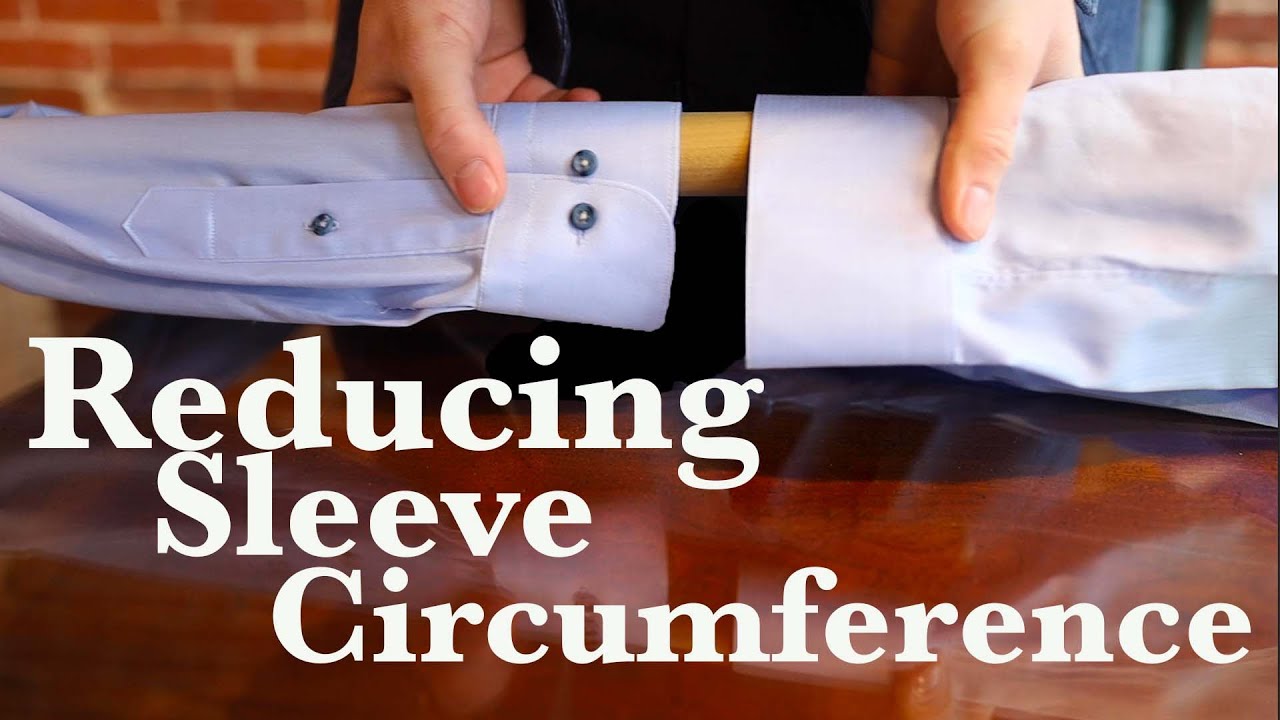 Уменьшаем манжеты рукавов рубашки | Tailor Teaches