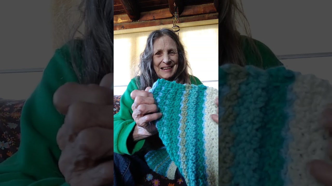 Crocheting because it is COLD!
