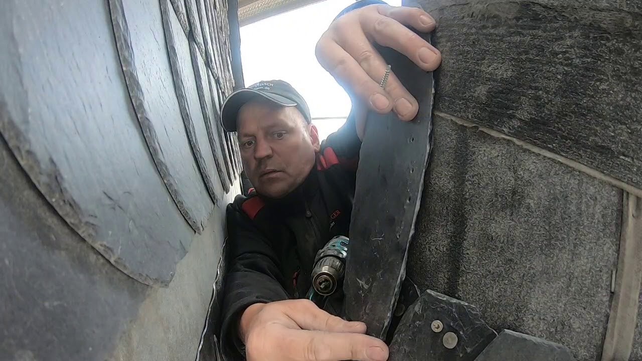Kegelturm am Nordturm - Altdeutsche Deckung in Alfeld - Rathscheck Schiefer