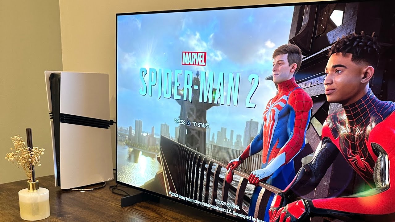 Spider-Man 2 Looks So Real on LG OLED C5 | PS5 Pro | 4K HDR 120FPS
